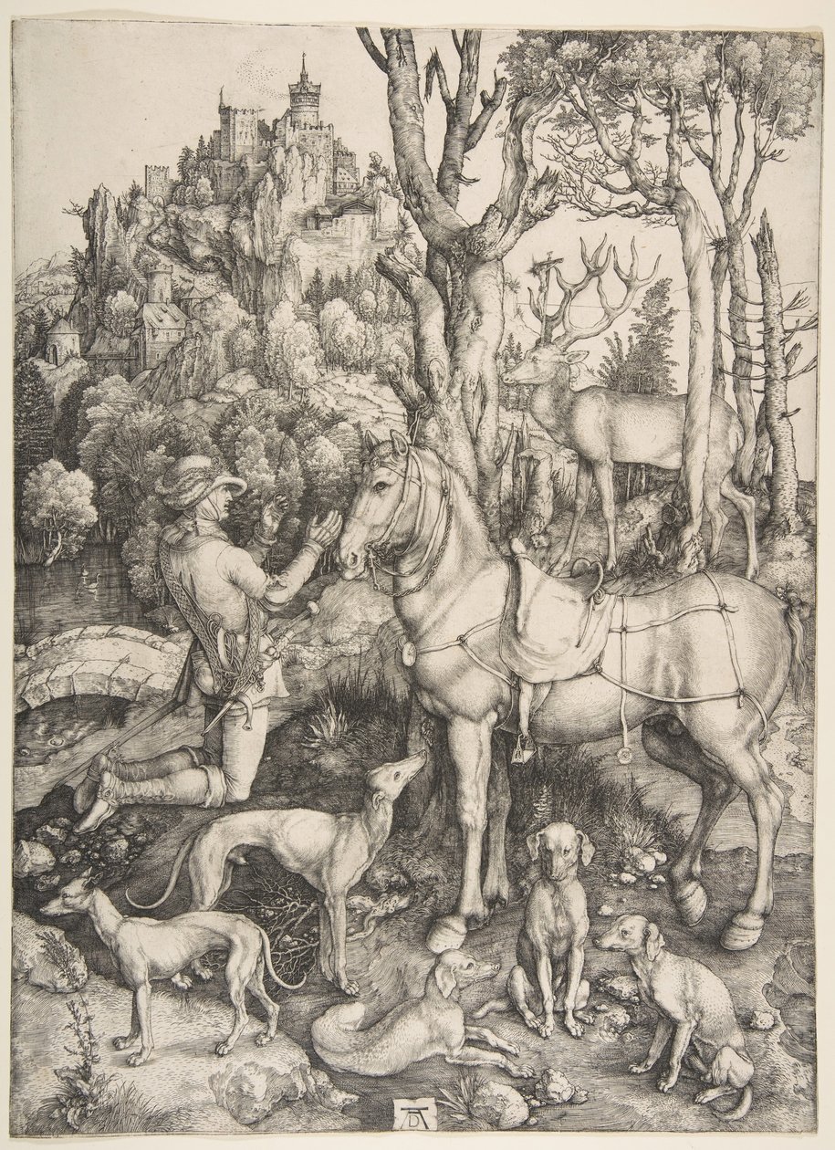 San Eustaquio, ca. 1501 de Albrecht Dürer
