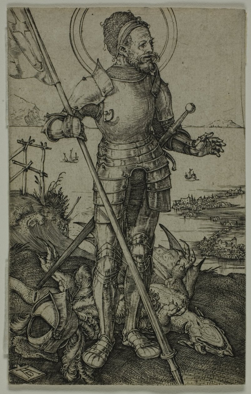 San Jorge a pie de Albrecht Dürer