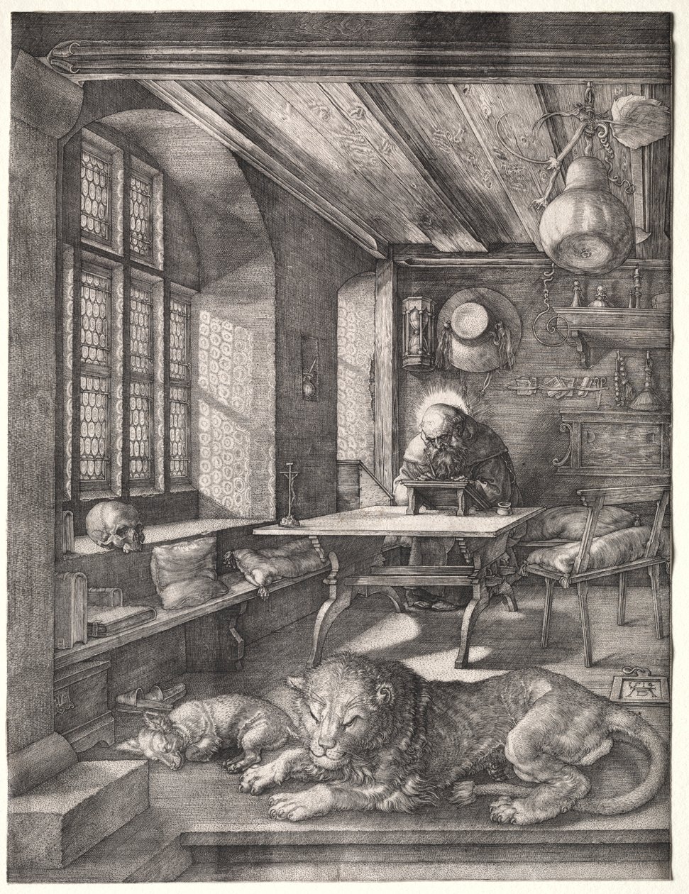 St. Jerome in His Study de Albrecht Dürer