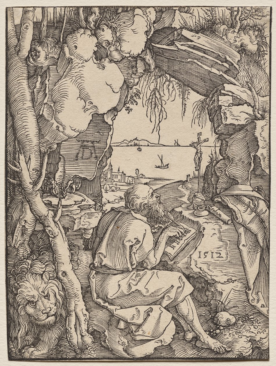 San Jerónimo en una cueva de Albrecht Dürer