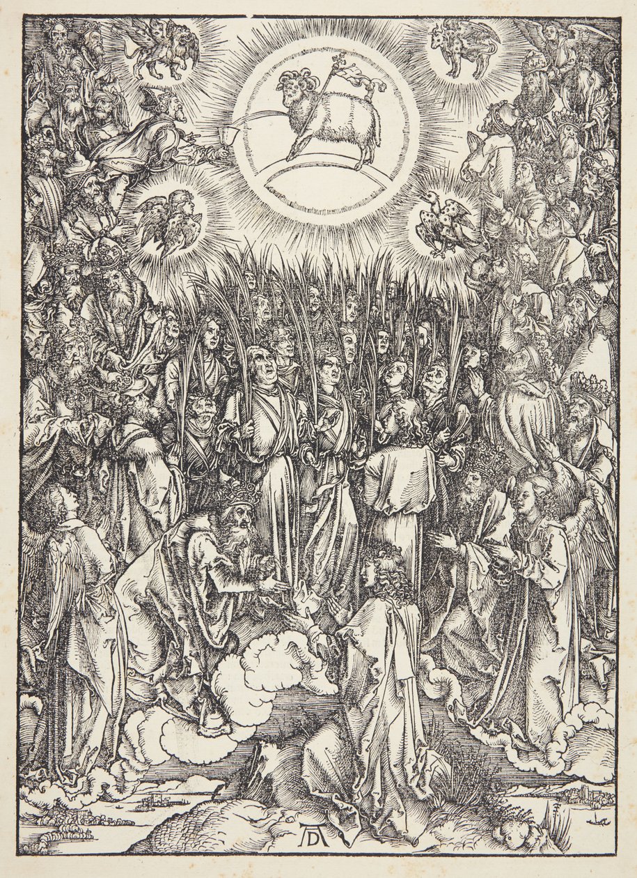 La adoración del cordero de Albrecht Dürer