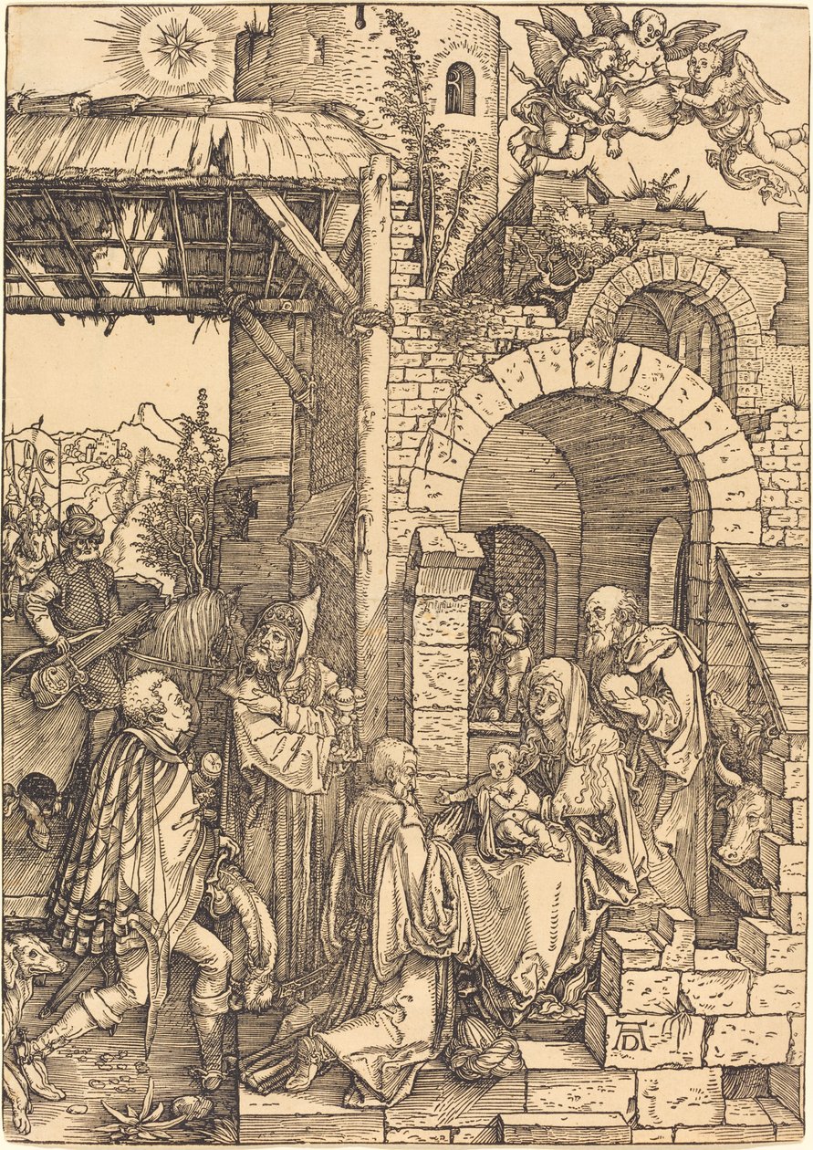 La adoración de los Magos de Albrecht Dürer