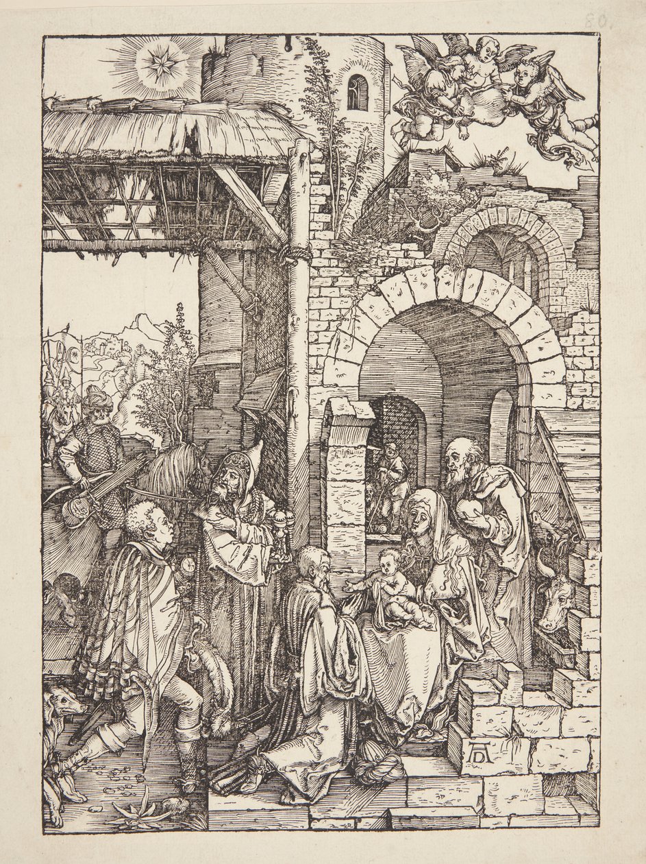 La adoración de los magos de Albrecht Dürer