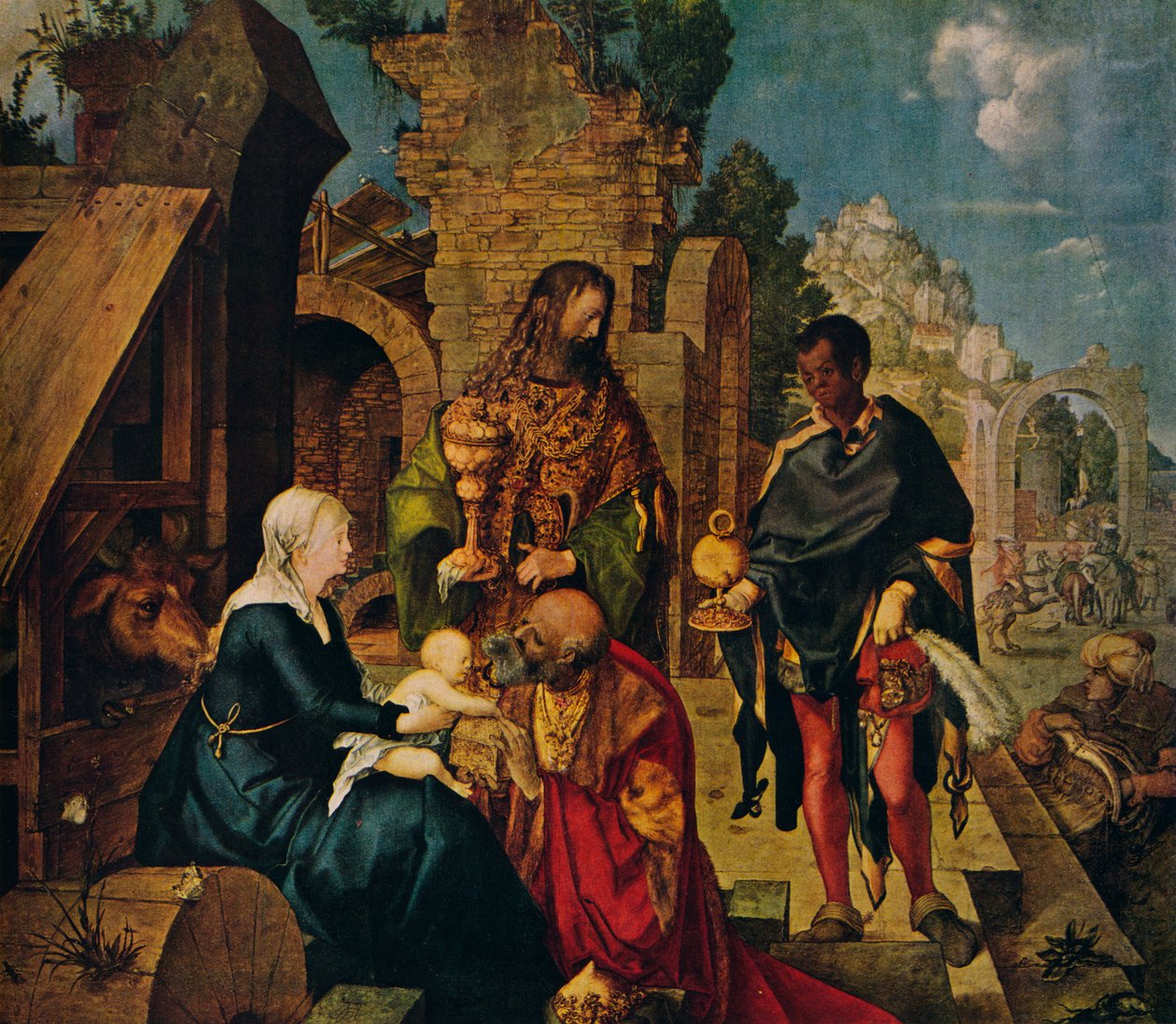 La Adoración de los Magos de Albrecht Dürer