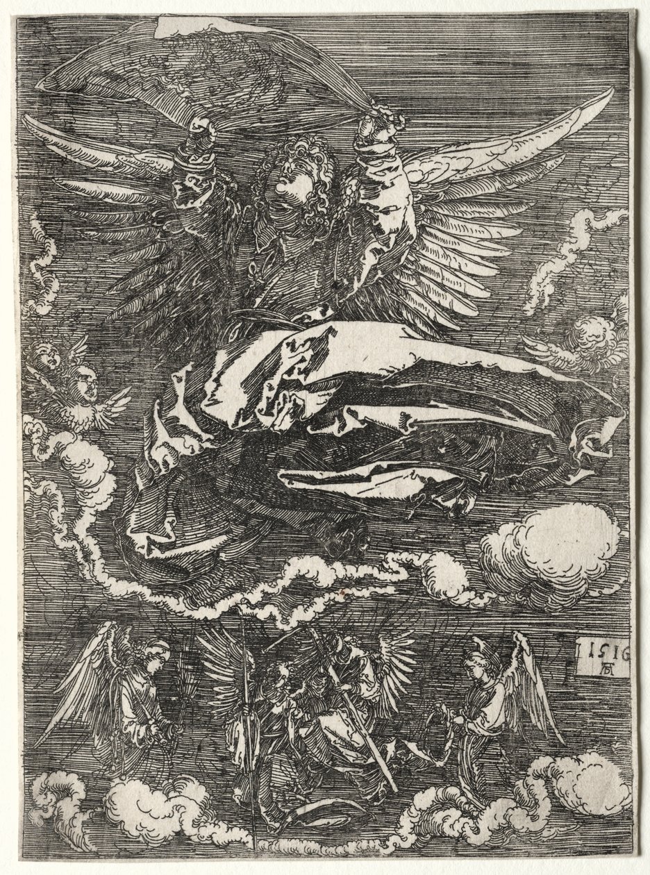 El ángel con el sudario de Albrecht Dürer