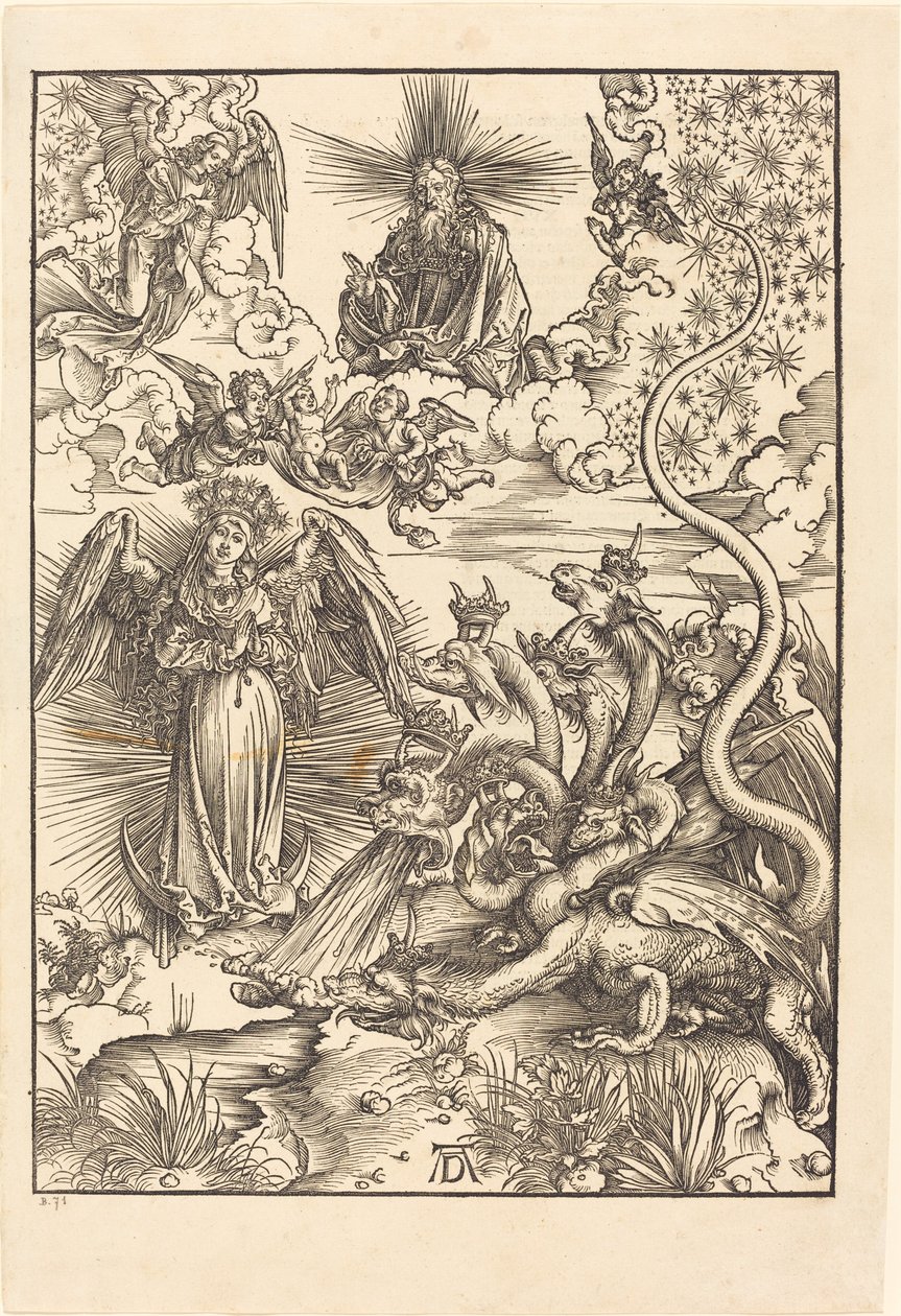La mujer apocalíptica de Albrecht Dürer