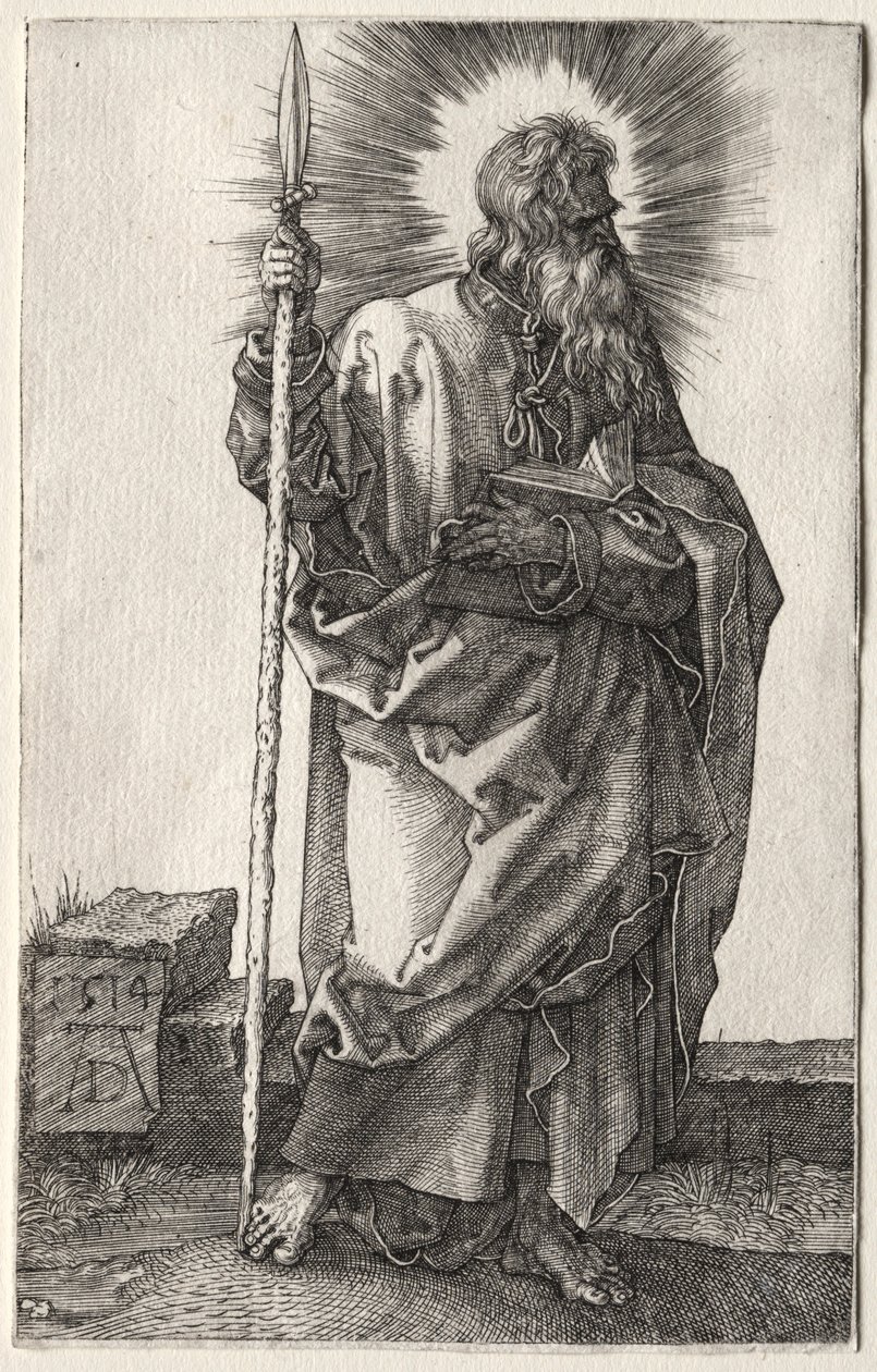 El Apóstol Tomás de Albrecht Dürer