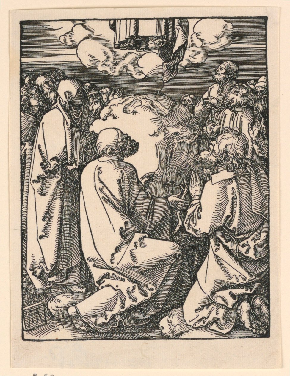 La Ascensión, de la Serie La Pequeña Pasión de Albrecht Dürer