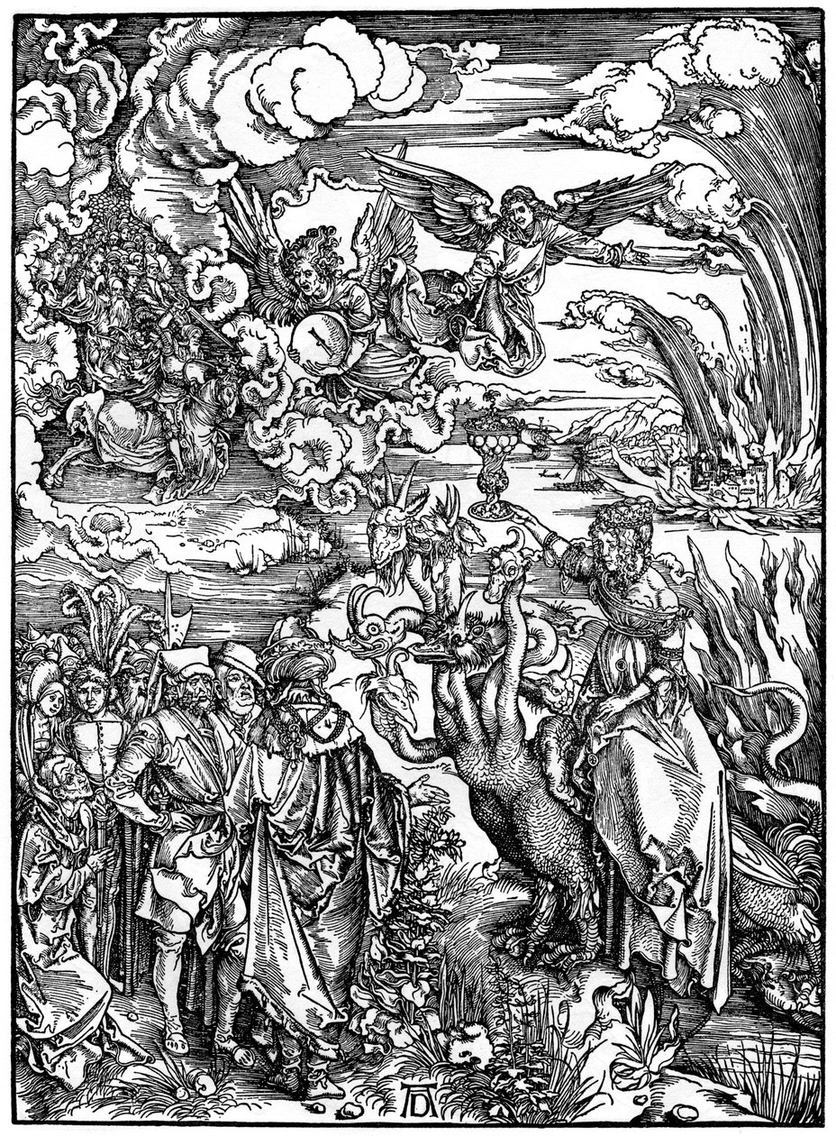 La ramera babilónica, 1498, 1936 de Albrecht Dürer