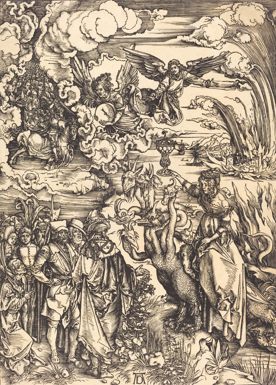La ramera babilónica, probablemente c. 1496-1498 de Albrecht Dürer
