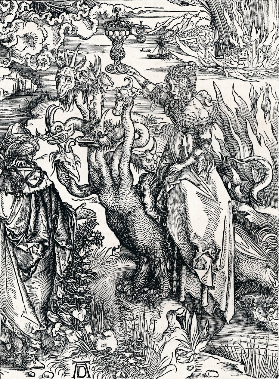 La Ramera Babilónica, 1498, 1906 de Albrecht Dürer