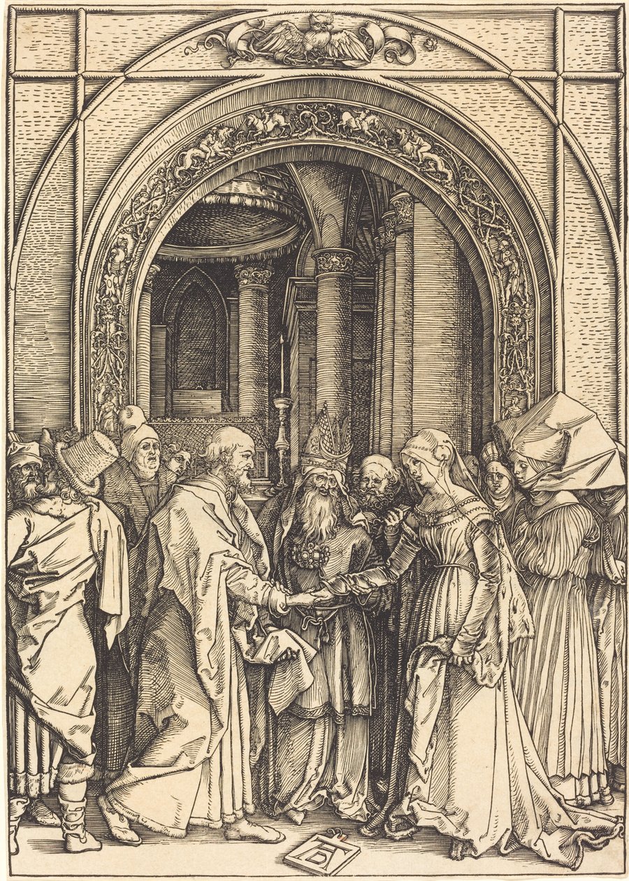 El desposorio de la Virgen de Albrecht Dürer