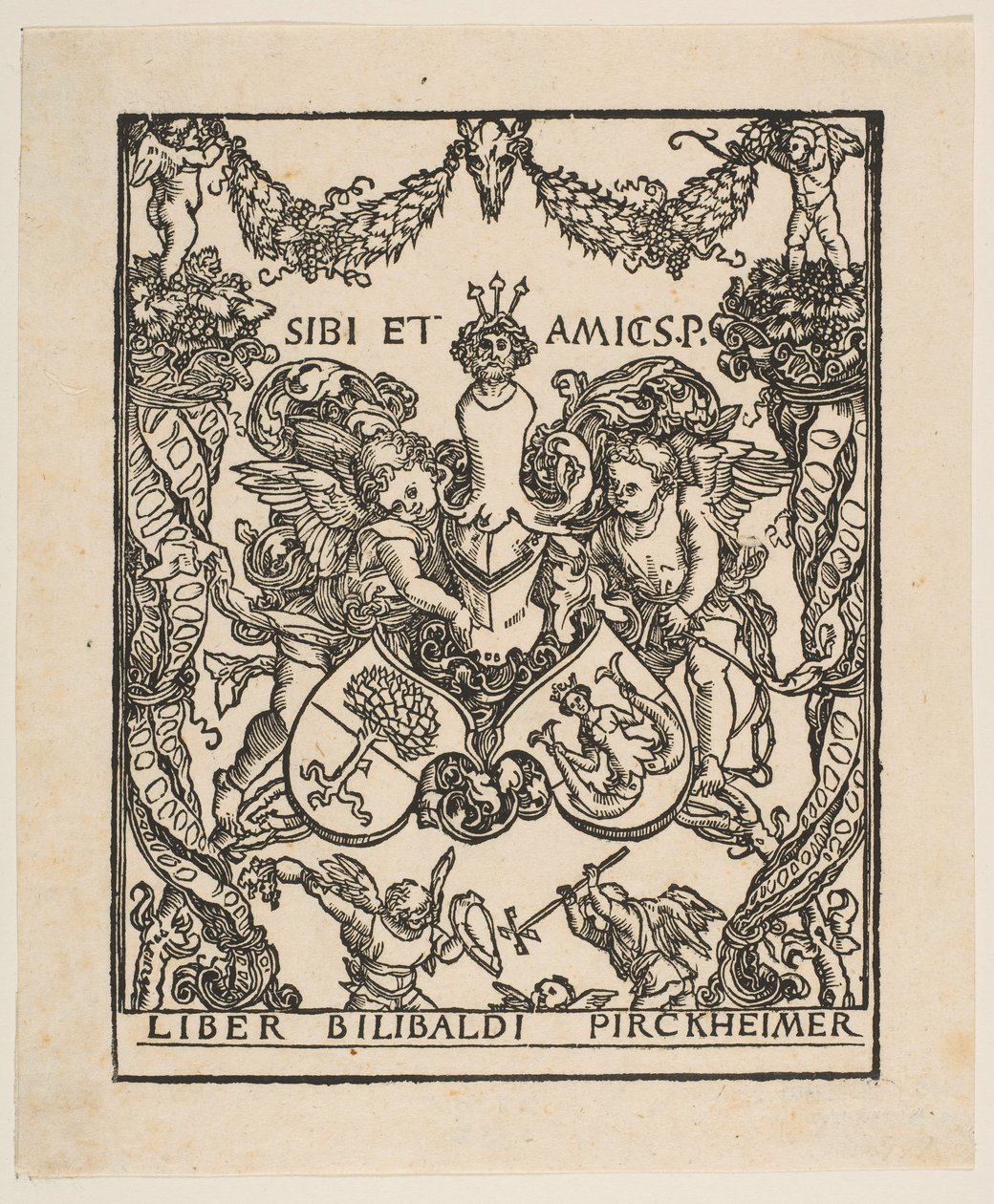 Ex libris de Wilibald Pirckheimer de Albrecht Dürer