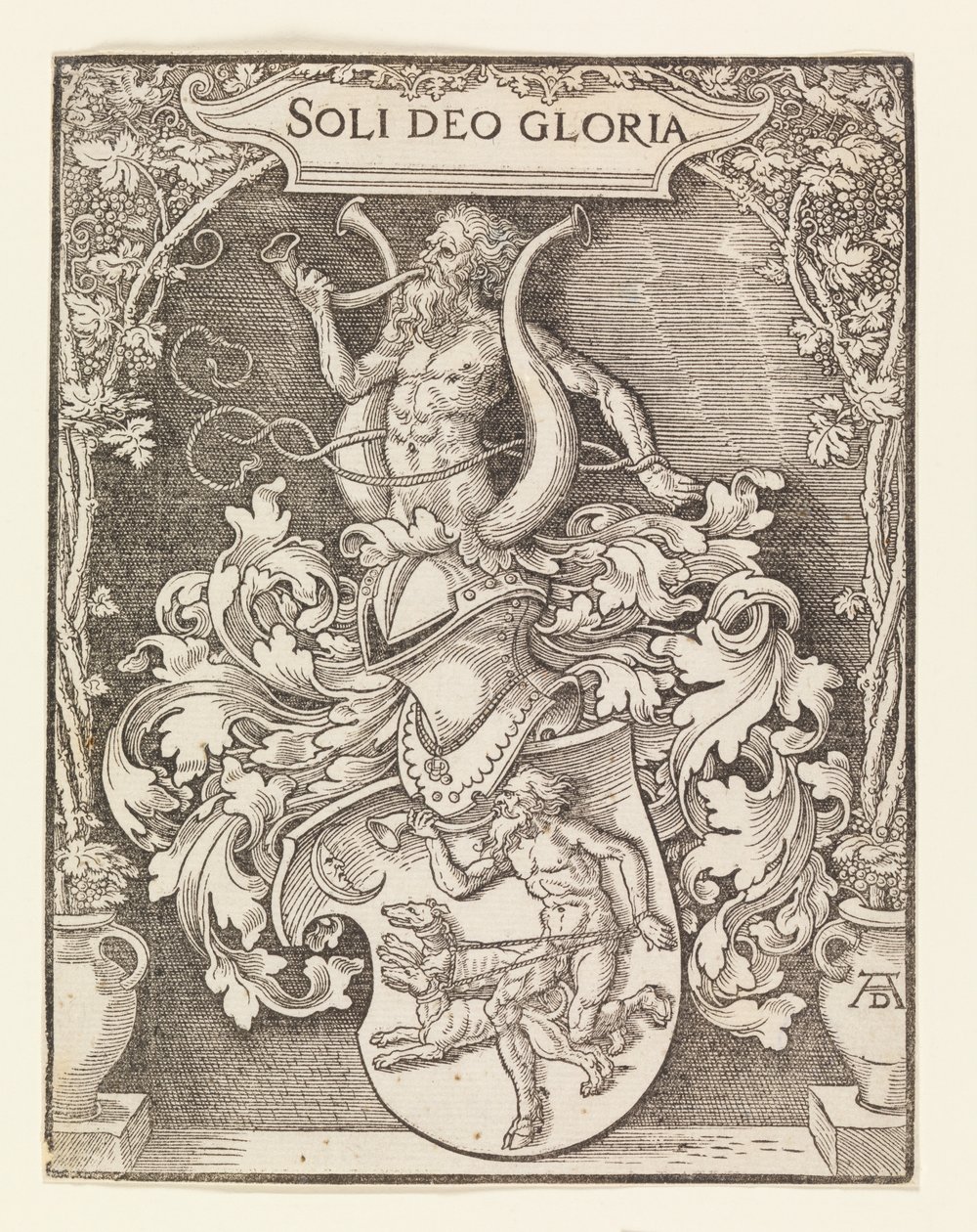 El escudo de armas de Tschertie de Albrecht Dürer