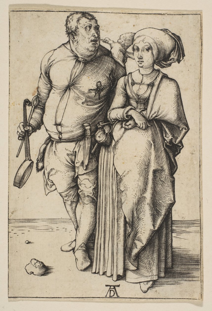 El cocinero y su esposa de Albrecht Dürer