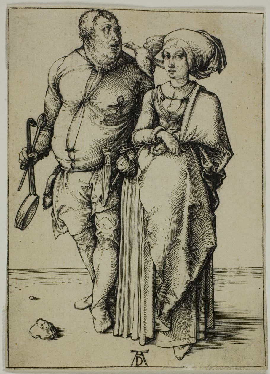 El cocinero y su esposa de Albrecht Dürer