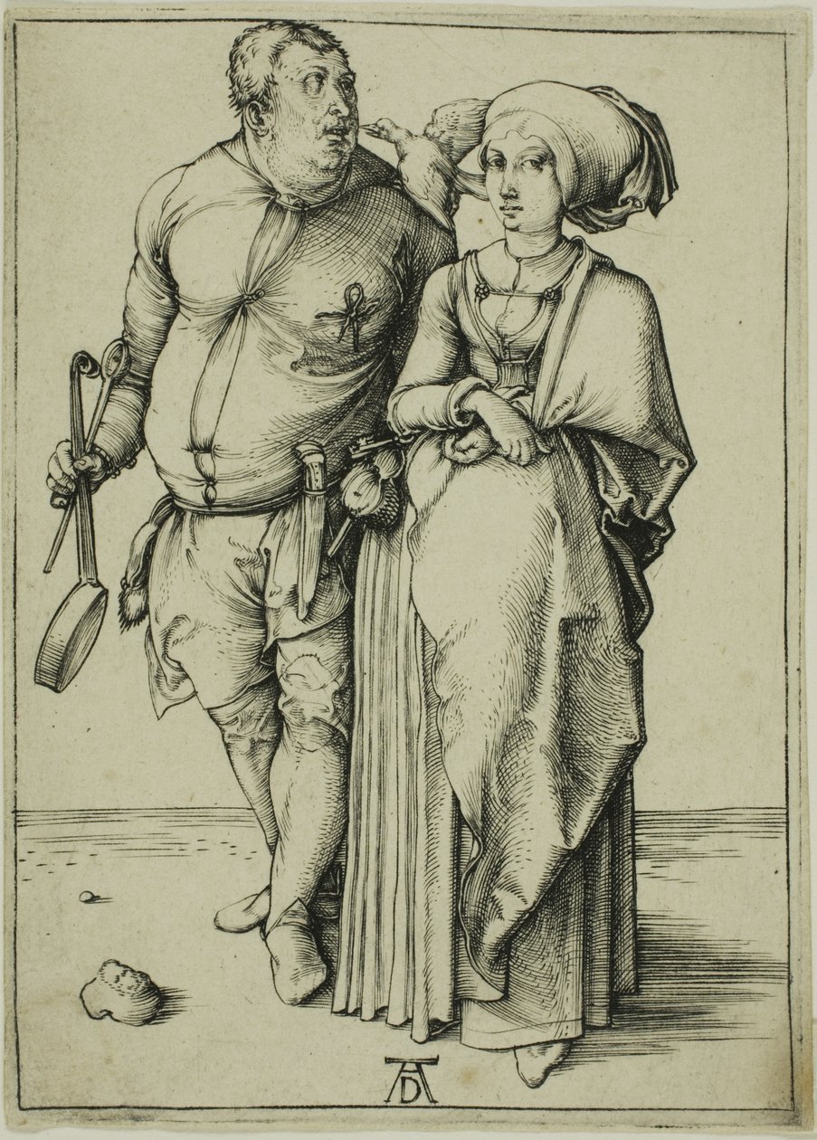 El cocinero y su esposa de Albrecht Dürer