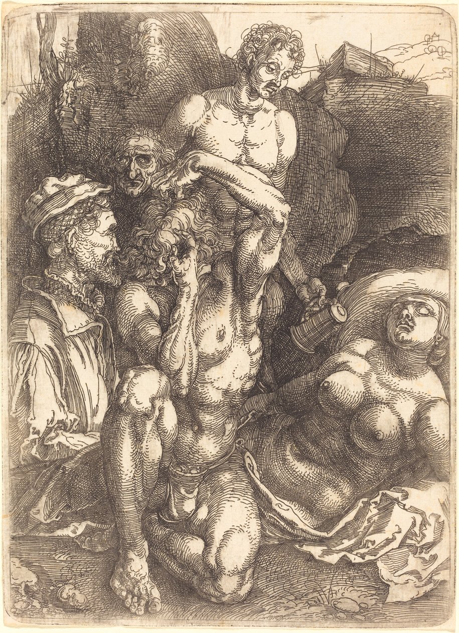 El hombre desesperado de Albrecht Dürer
