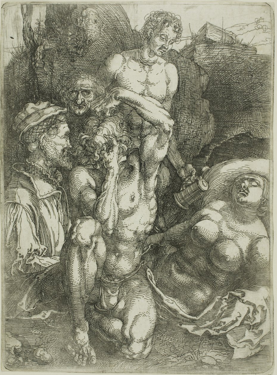 El hombre desesperado de Albrecht Dürer