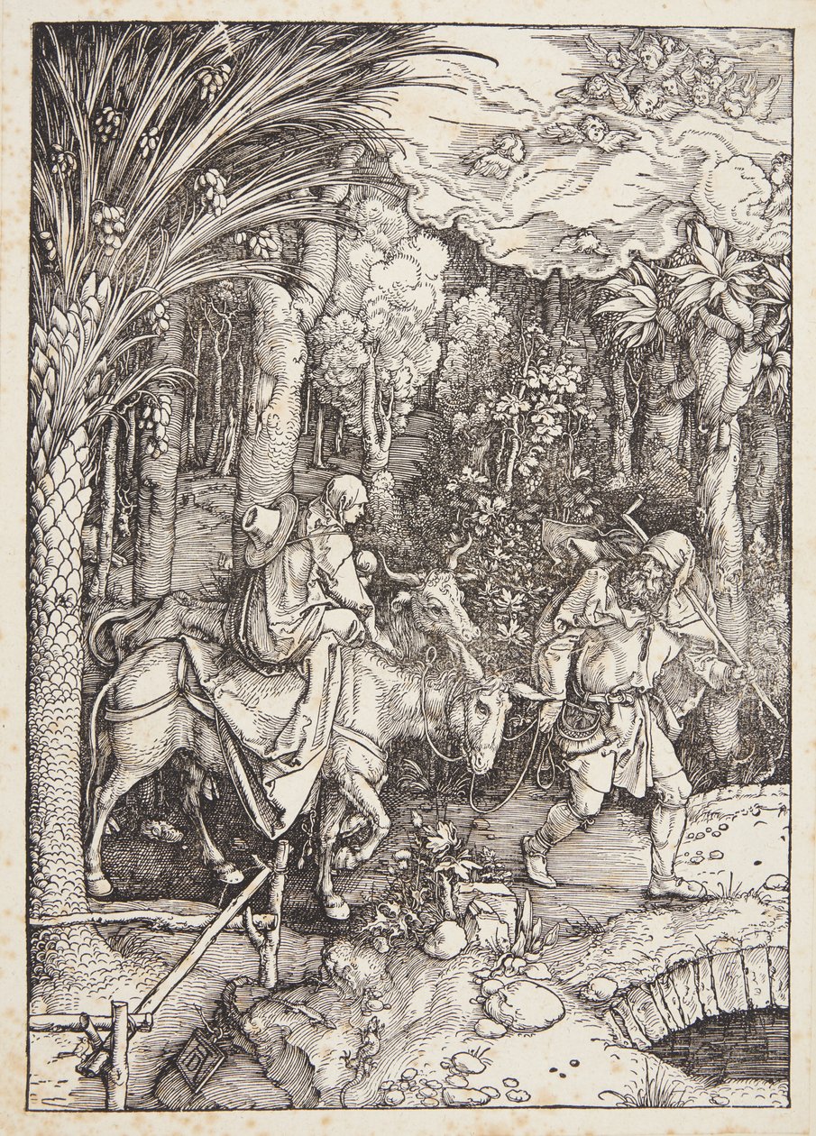 La huida a Egipto de Albrecht Dürer