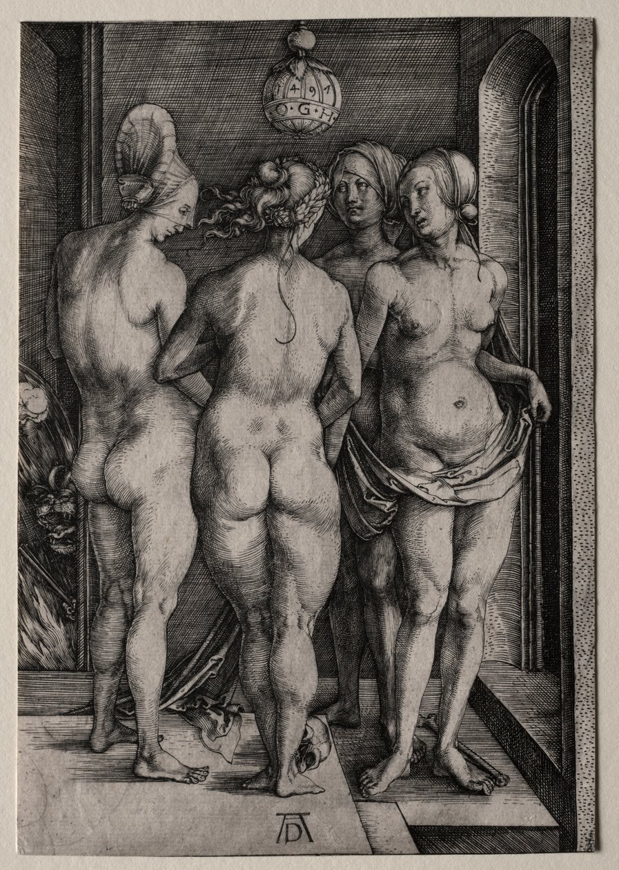 The Four Witches (Four Naked Women) de Albrecht Dürer