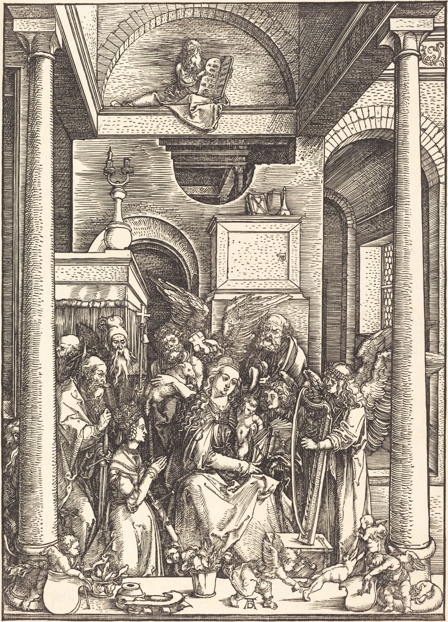 La glorificación de la Virgen de Albrecht Dürer