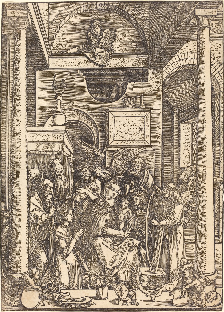 La glorificación de la Virgen de Albrecht Dürer