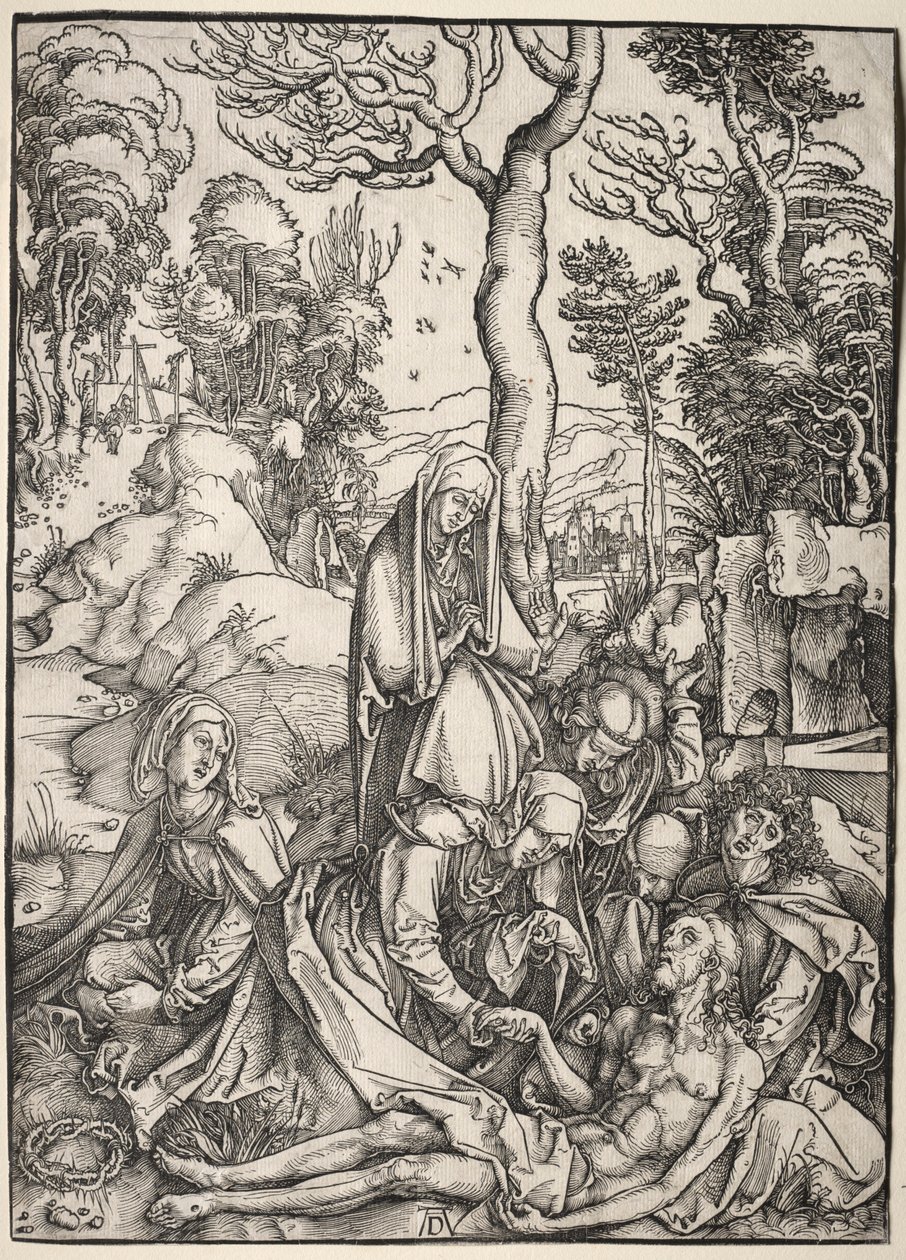 La Gran Pasión:  La lamentación de Cristo de Albrecht Dürer