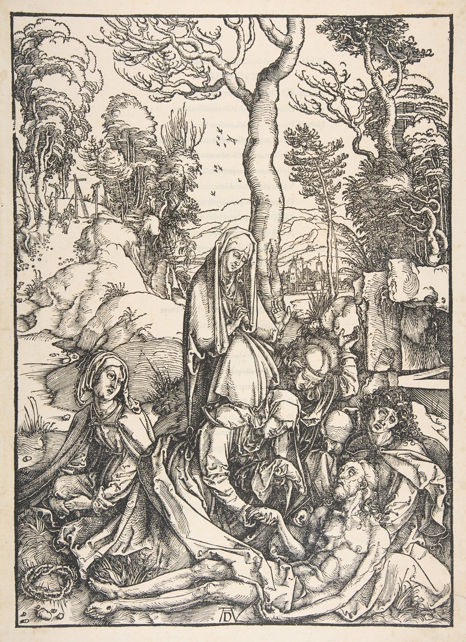 El Llanto, de La Gran Pasión de Albrecht Dürer