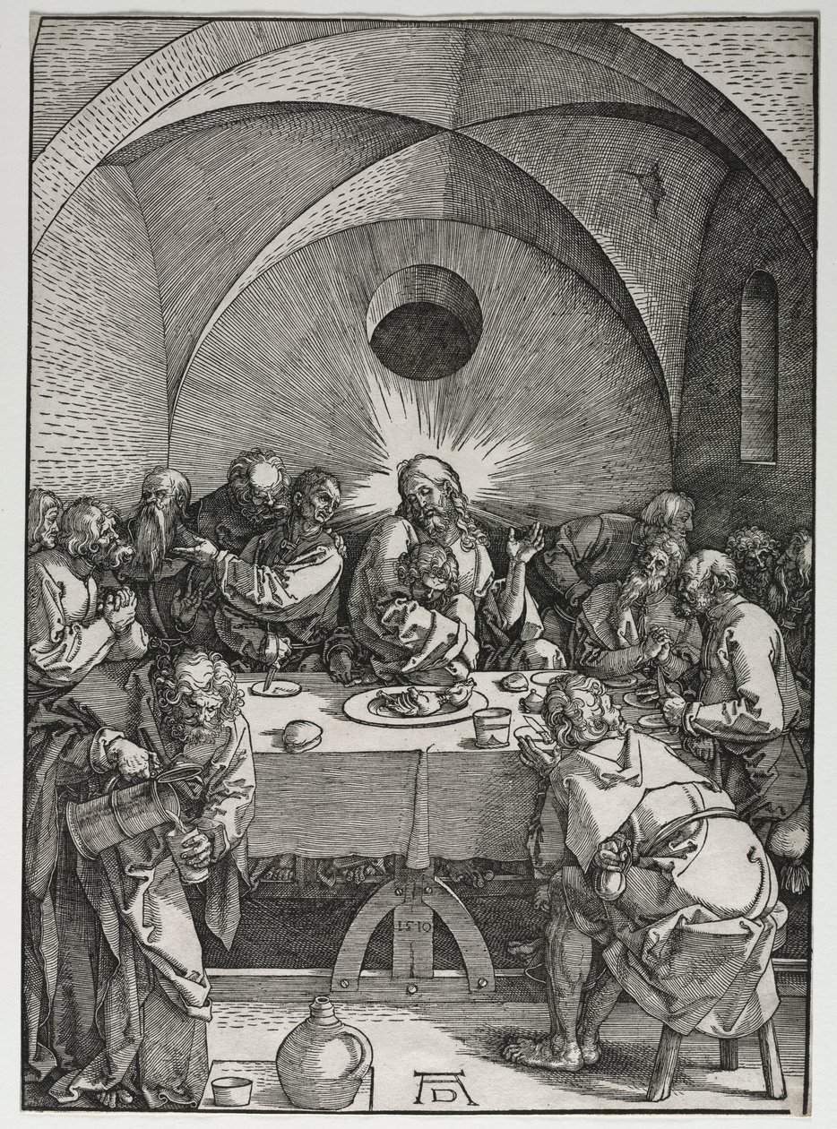 La Gran Pasión: La Última Cena, 1510 de Albrecht Dürer