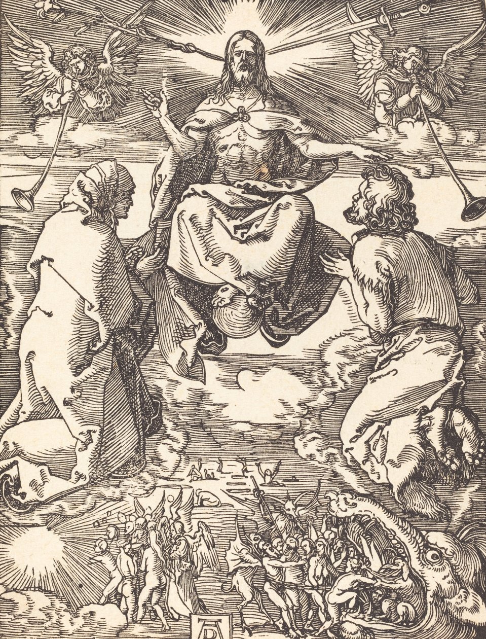 El Juicio Final, probablemente c. 1509-1510 de Albrecht Dürer
