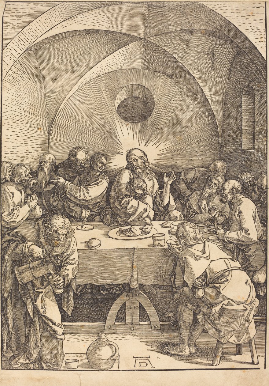 La última cena de Albrecht Dürer