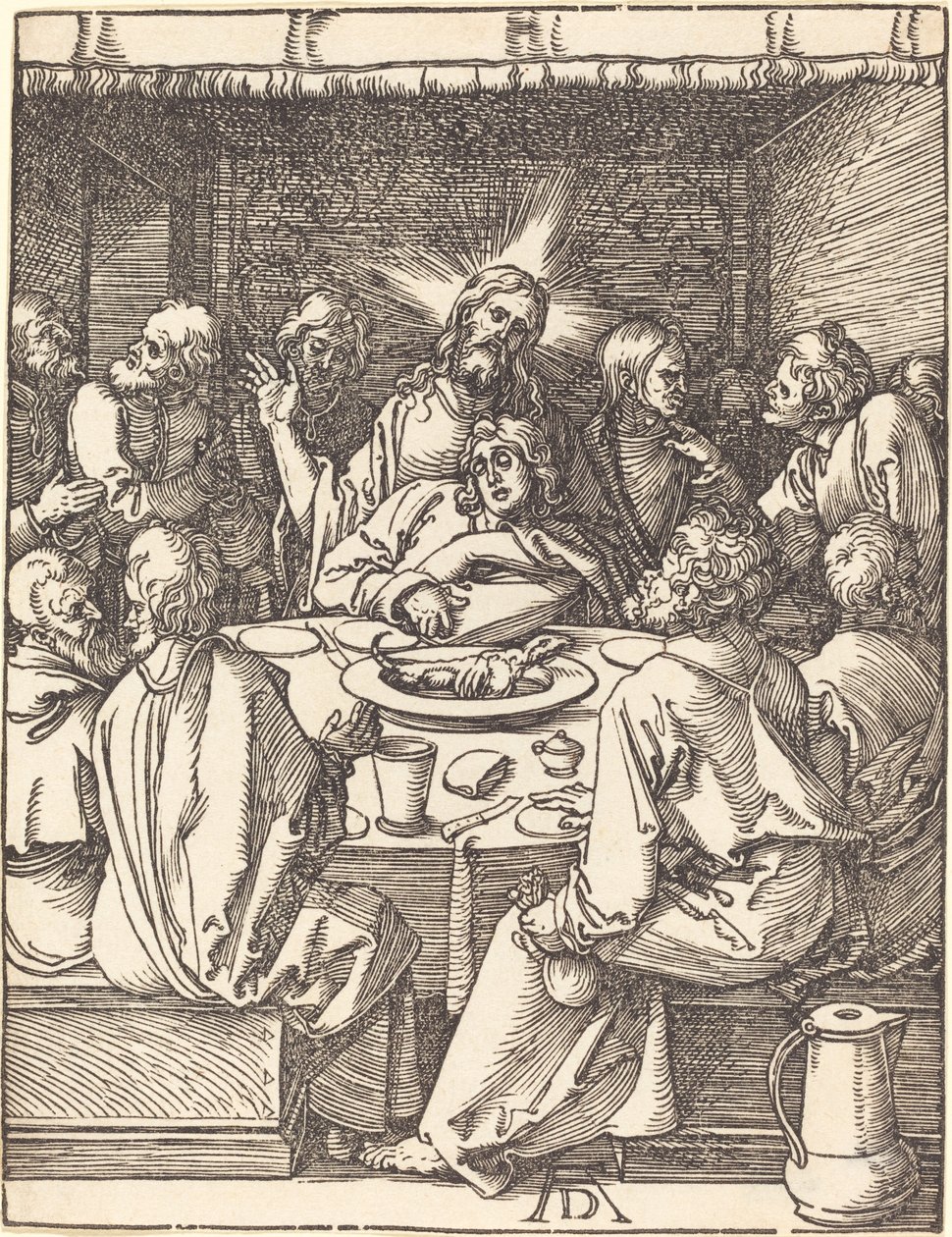 La última cena de Albrecht Dürer