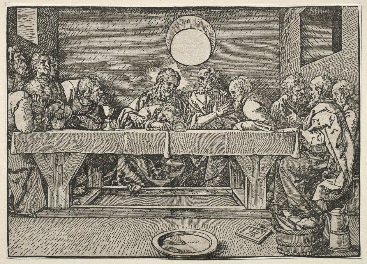 La última cena, 1523 de Albrecht Dürer