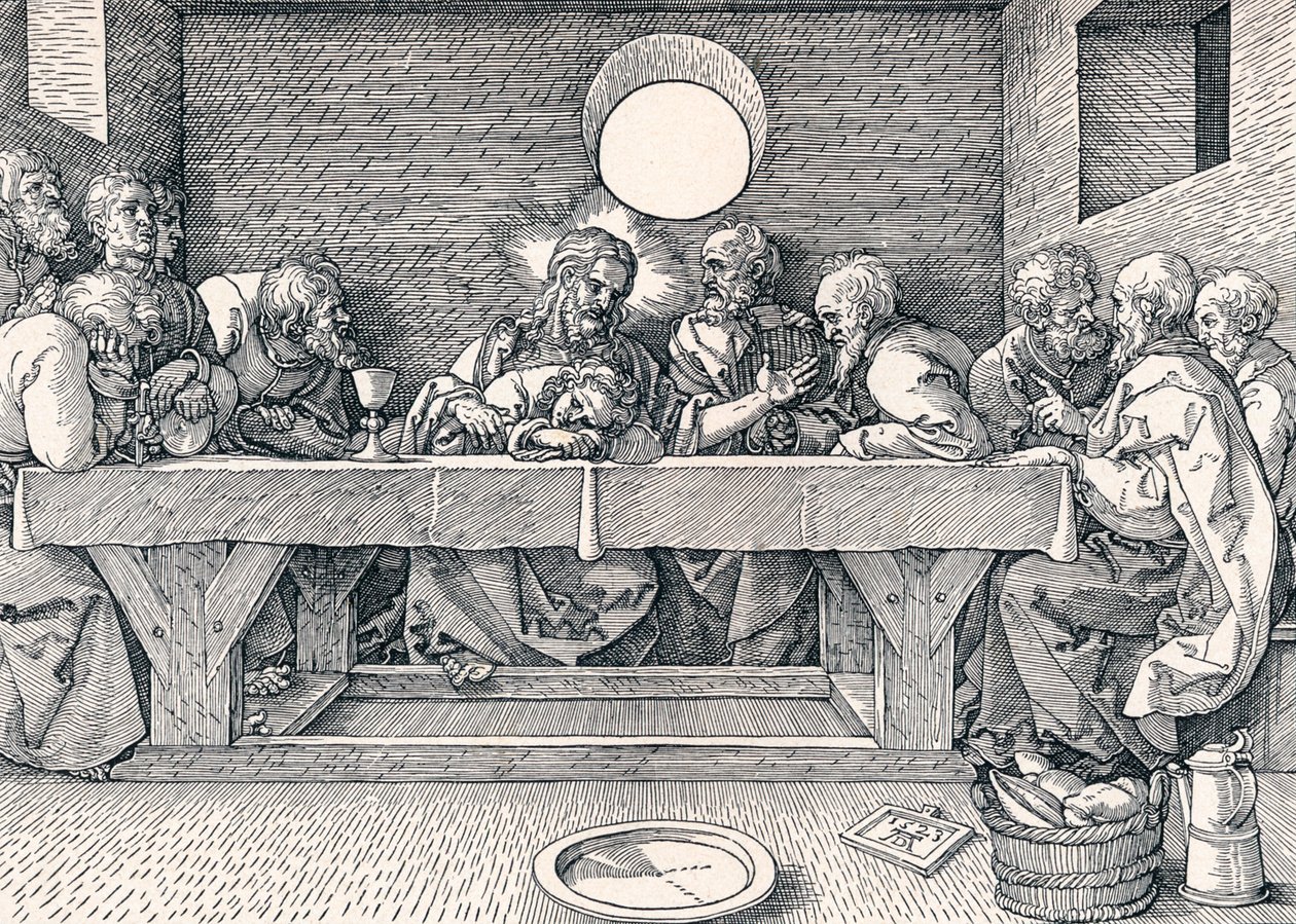 La última cena de Albrecht Dürer
