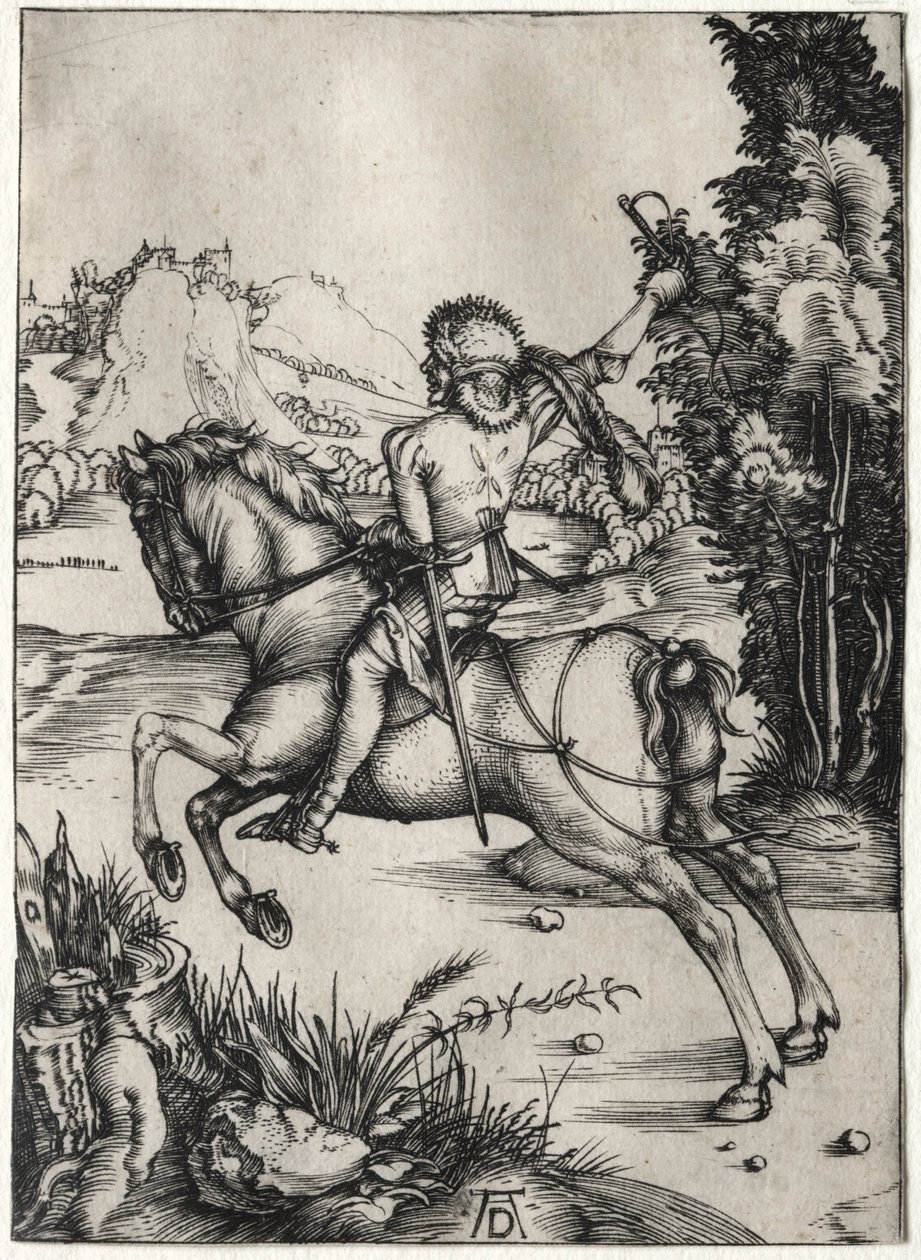 El pequeño mensajero, c. 1496 de Albrecht Dürer