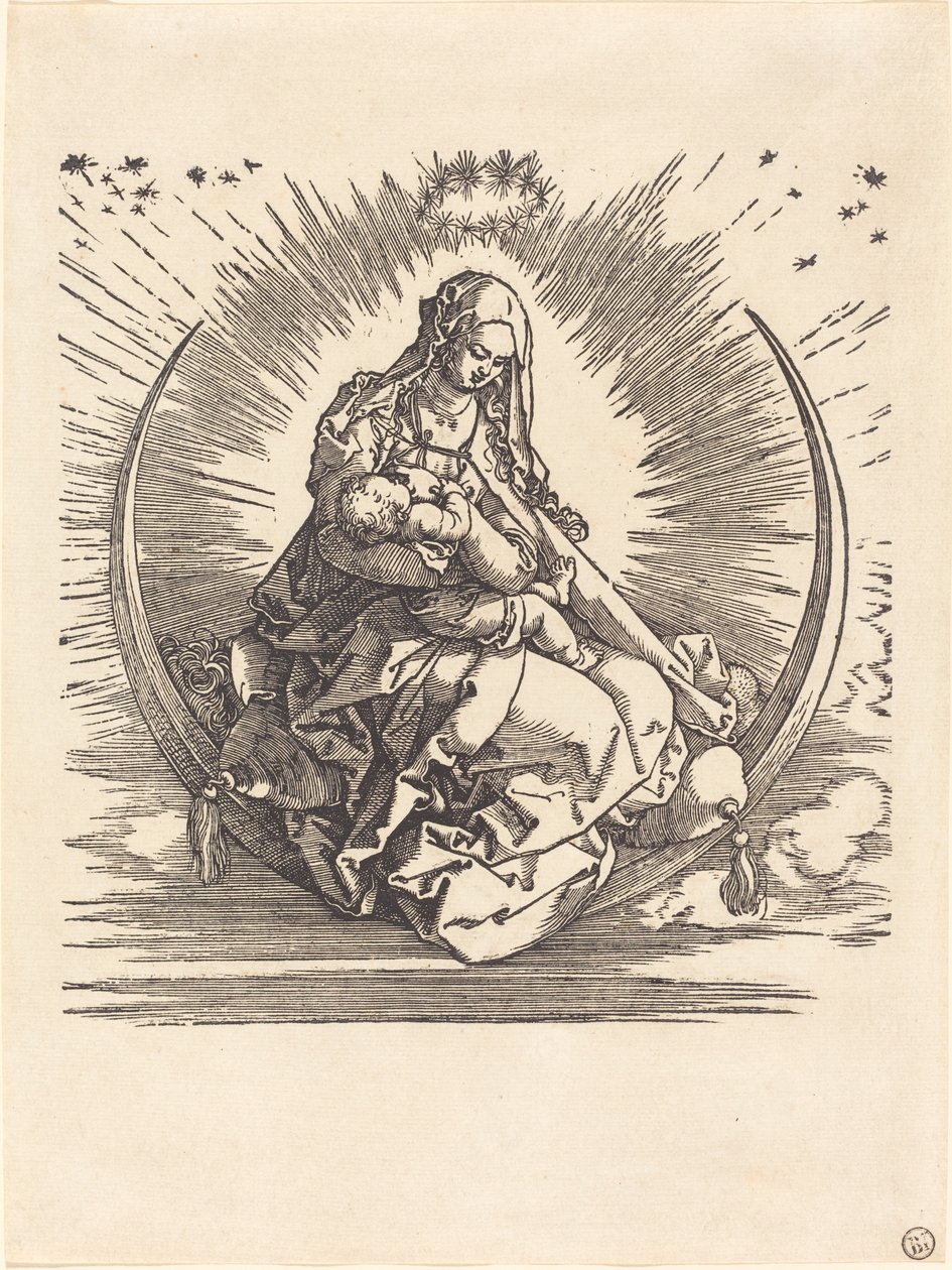 La Madonna en el Creciente de Albrecht Dürer