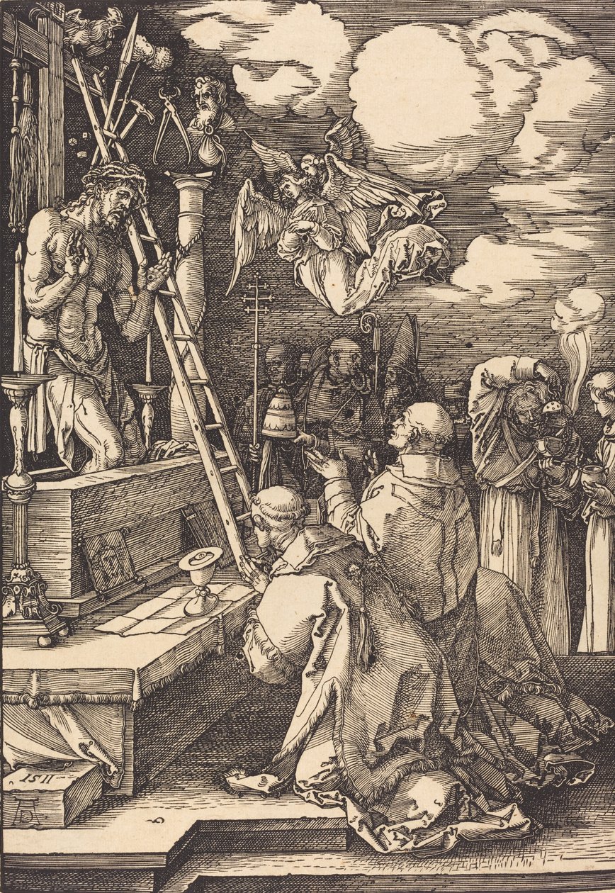 La Misa de San Gregorio, 1511 de Albrecht Dürer