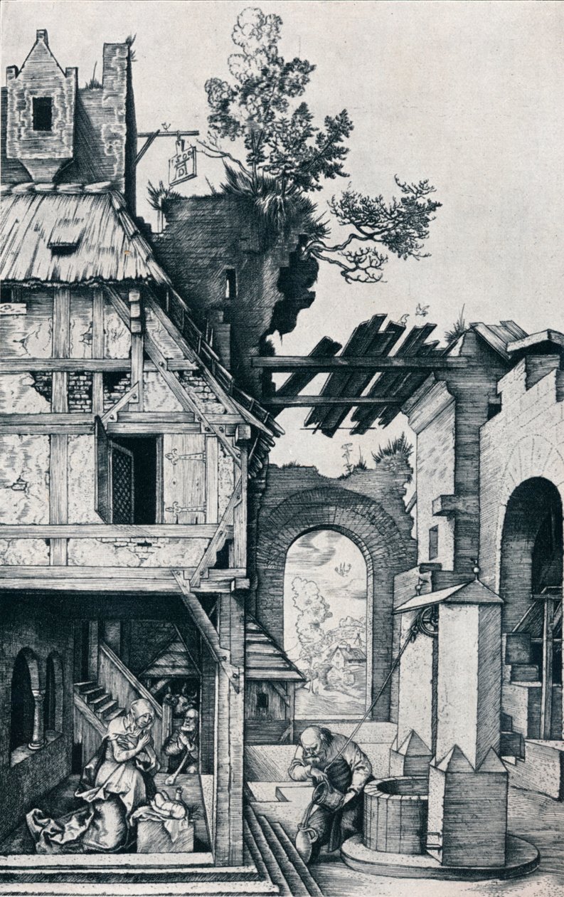 La Natividad, 1504 1906 de Albrecht Dürer