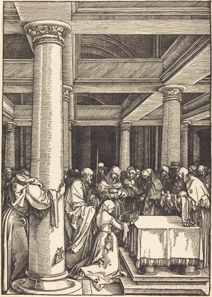 La presentación de Cristo en el templo de Albrecht Dürer