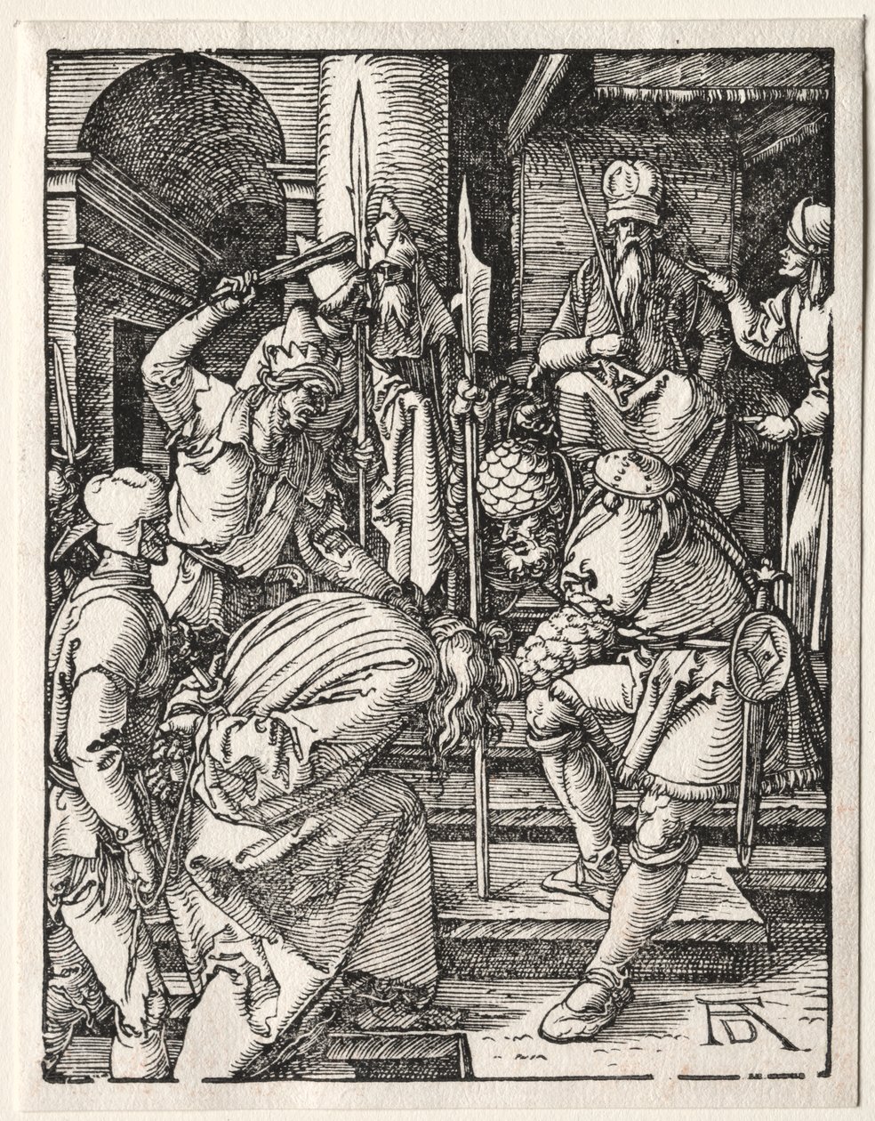 La pequeña pasión: Cristo ante Anás de Albrecht Dürer