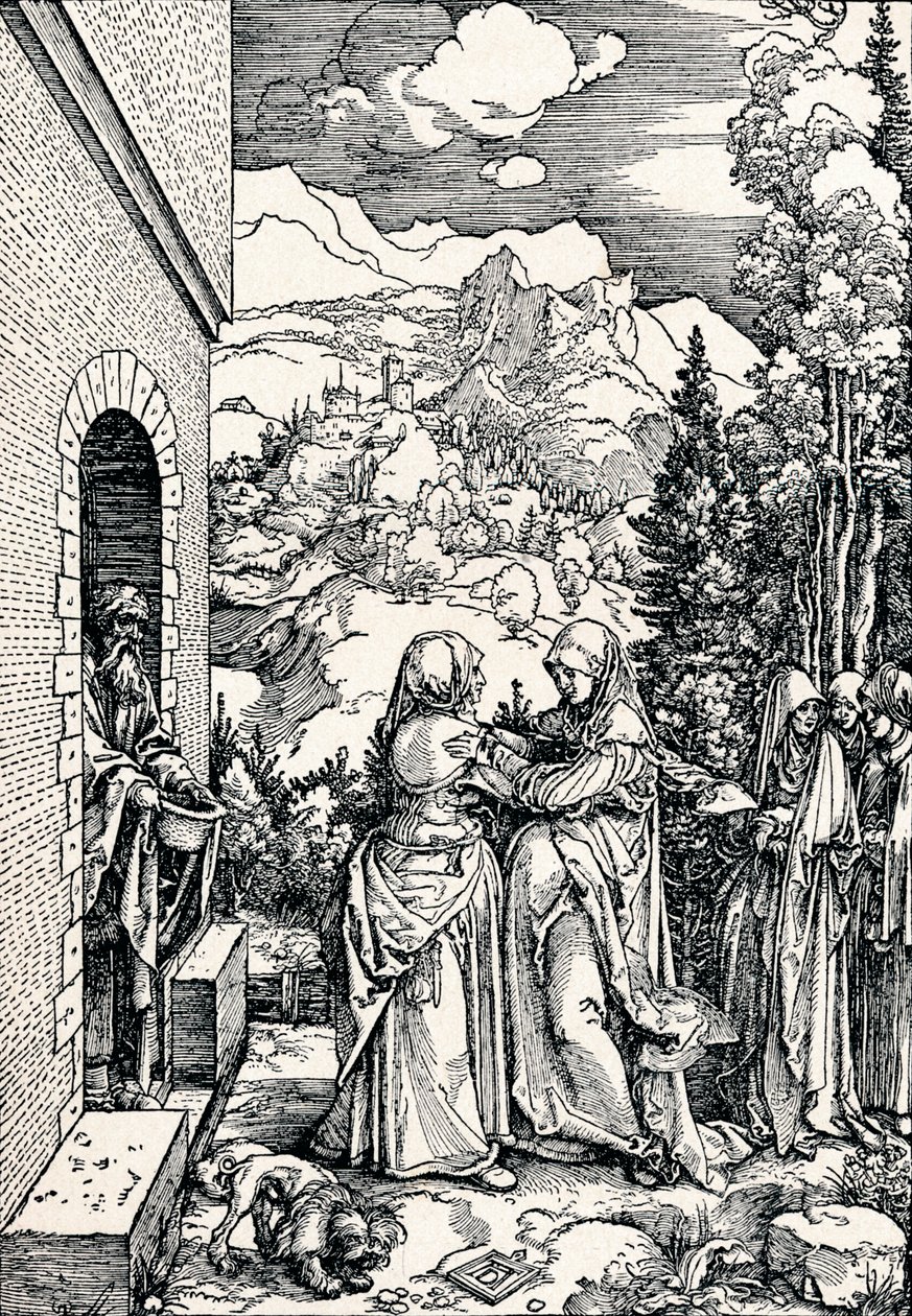 La Visitación, 1506 1906 de Albrecht Dürer
