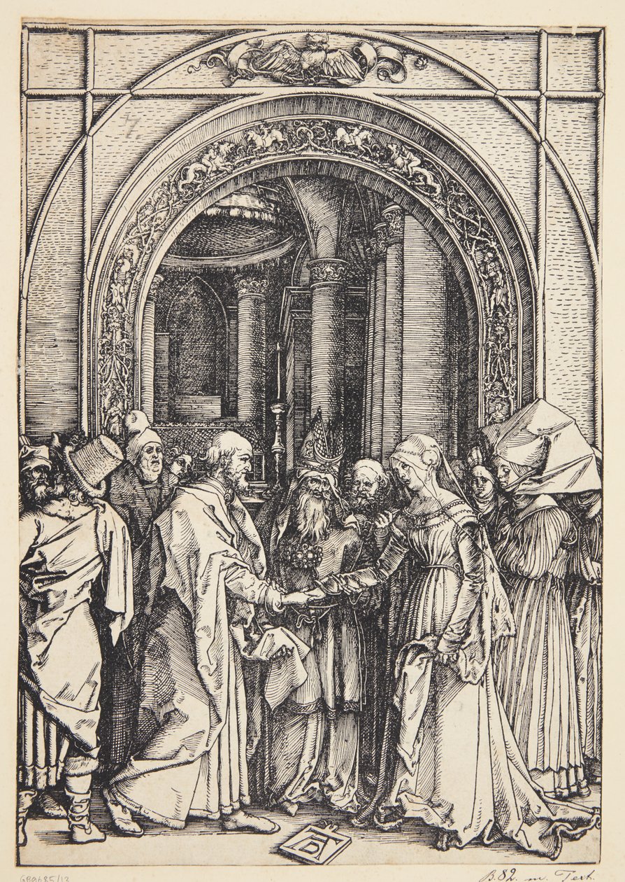 El desposorio de la Virgen de Albrecht Dürer