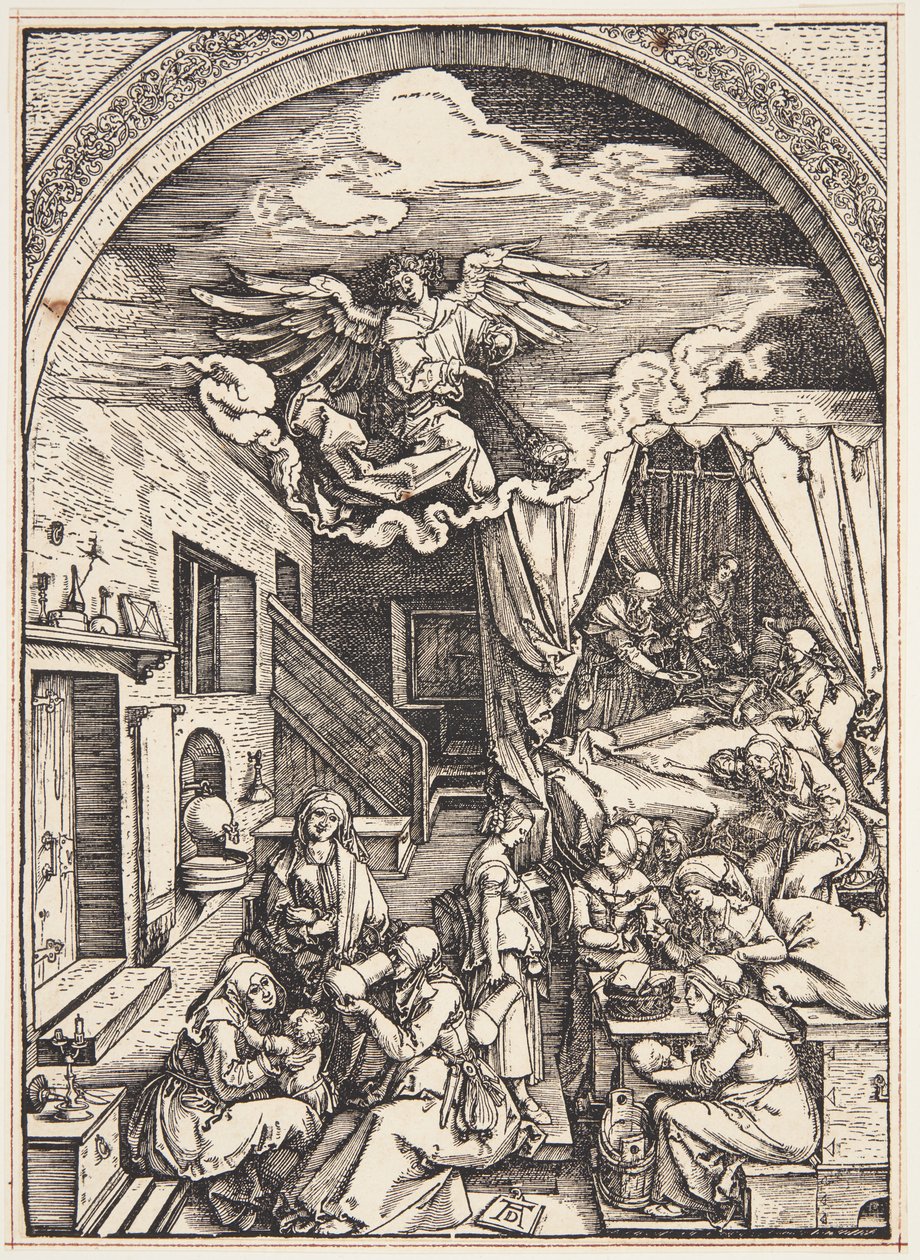El nacimiento de la Virgen de Albrecht Dürer