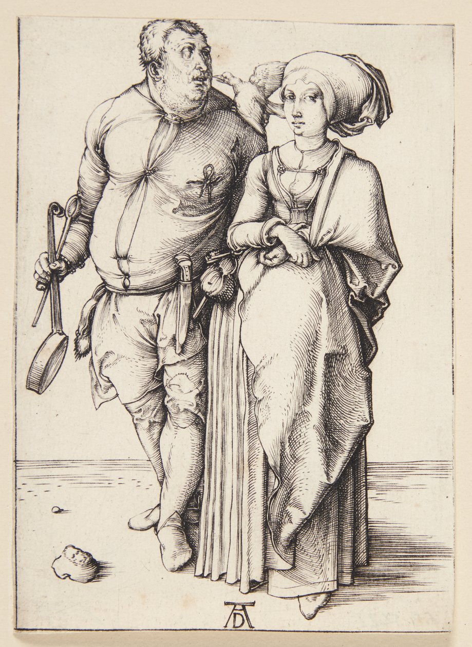 El cocinero y su esposa de Albrecht Dürer