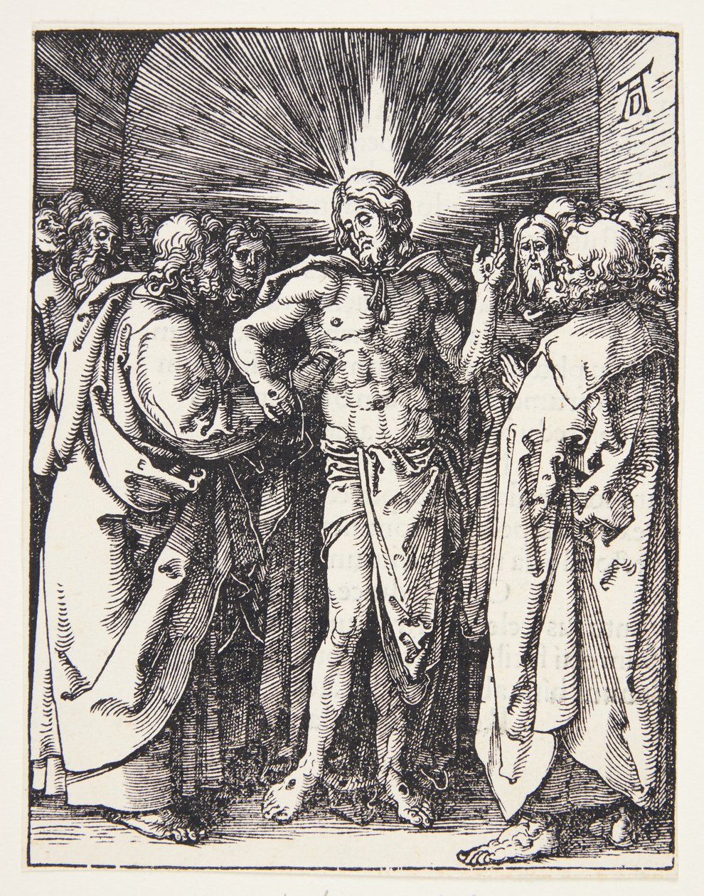 La incredulidad de Santo Tomás de Albrecht Dürer