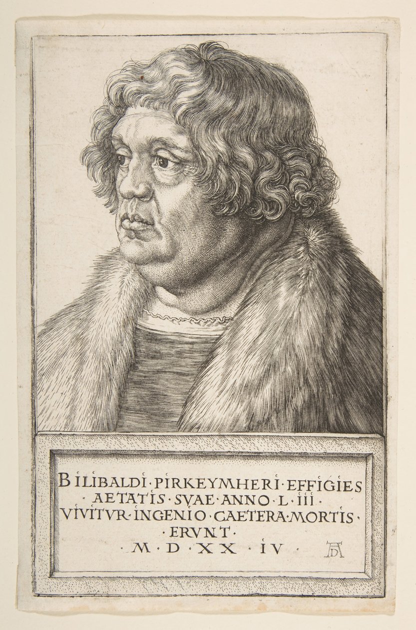 Willibald Pirckheimer, 1524 de Albrecht Dürer