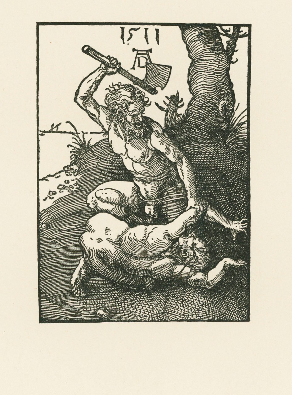 Caín mata a Abel de Albrecht Dürer or Duerer