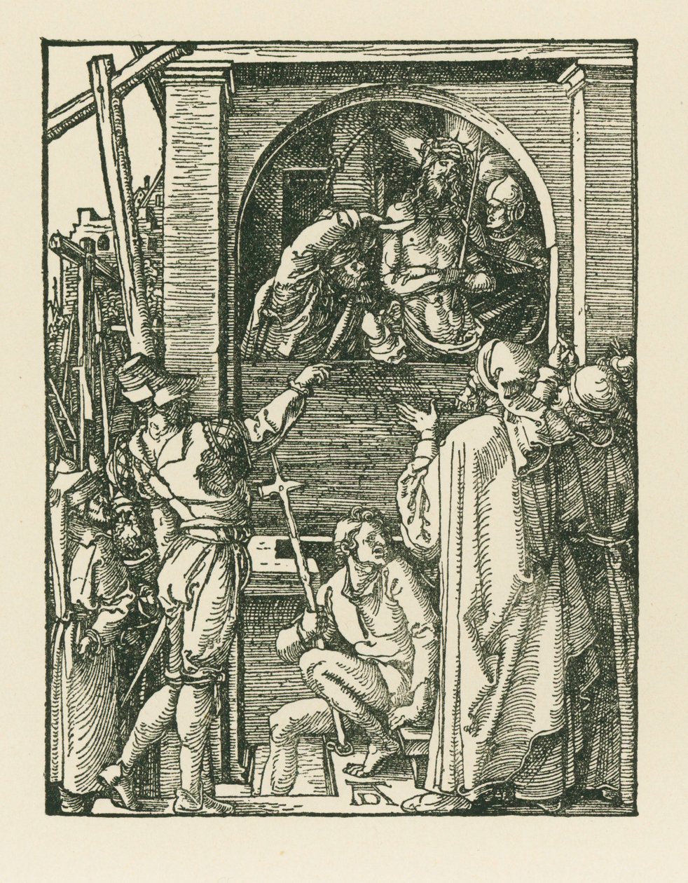 Ecce Homo, c.1509 (xilografía) de Albrecht Dürer or Duerer