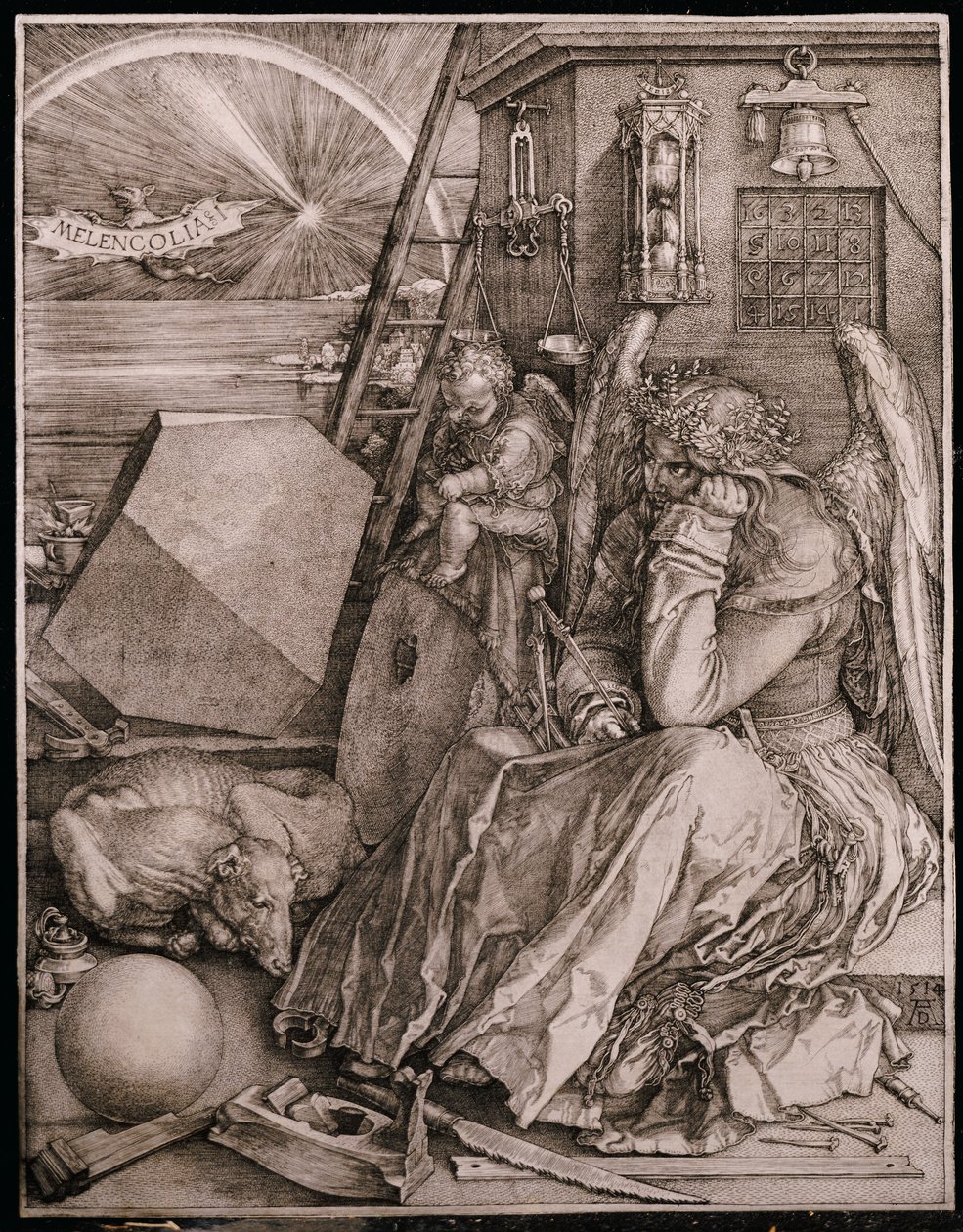 Melancolía, 1513 de Albrecht Dürer